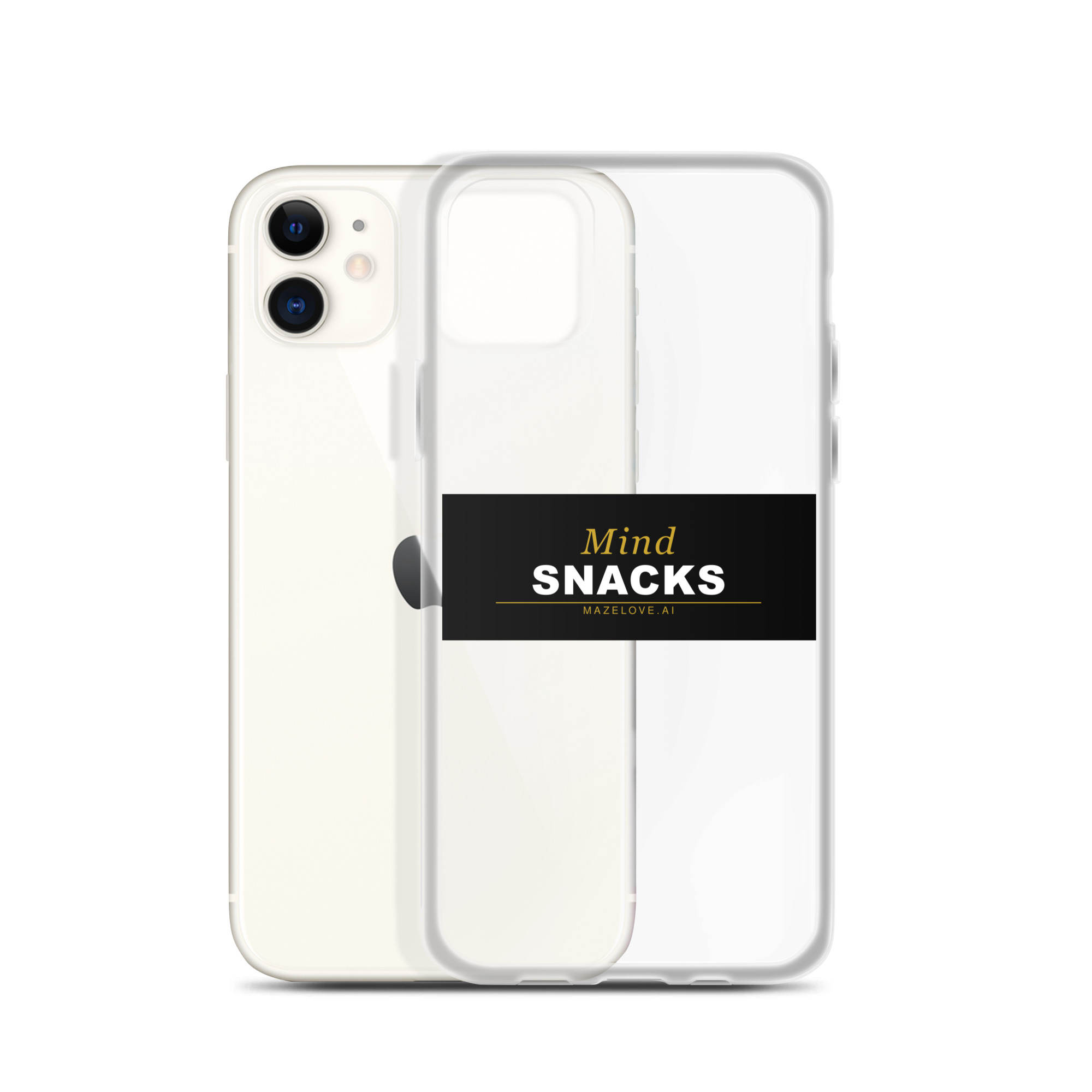 Mind Snacks Clear Case for iPhone® - Image 7