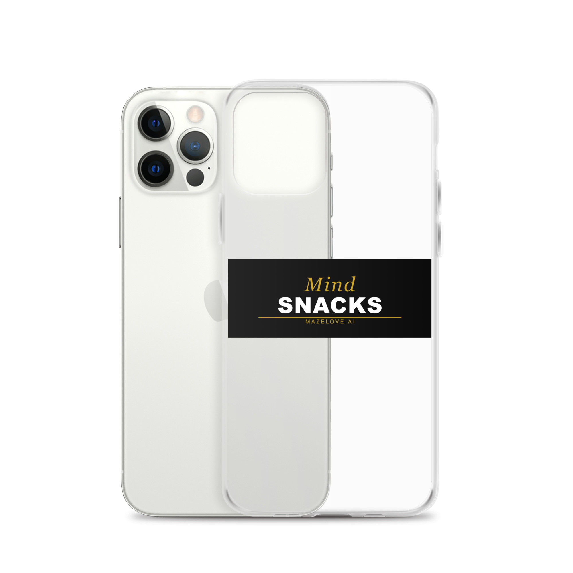 Mind Snacks Clear Case for iPhone® - Image 13
