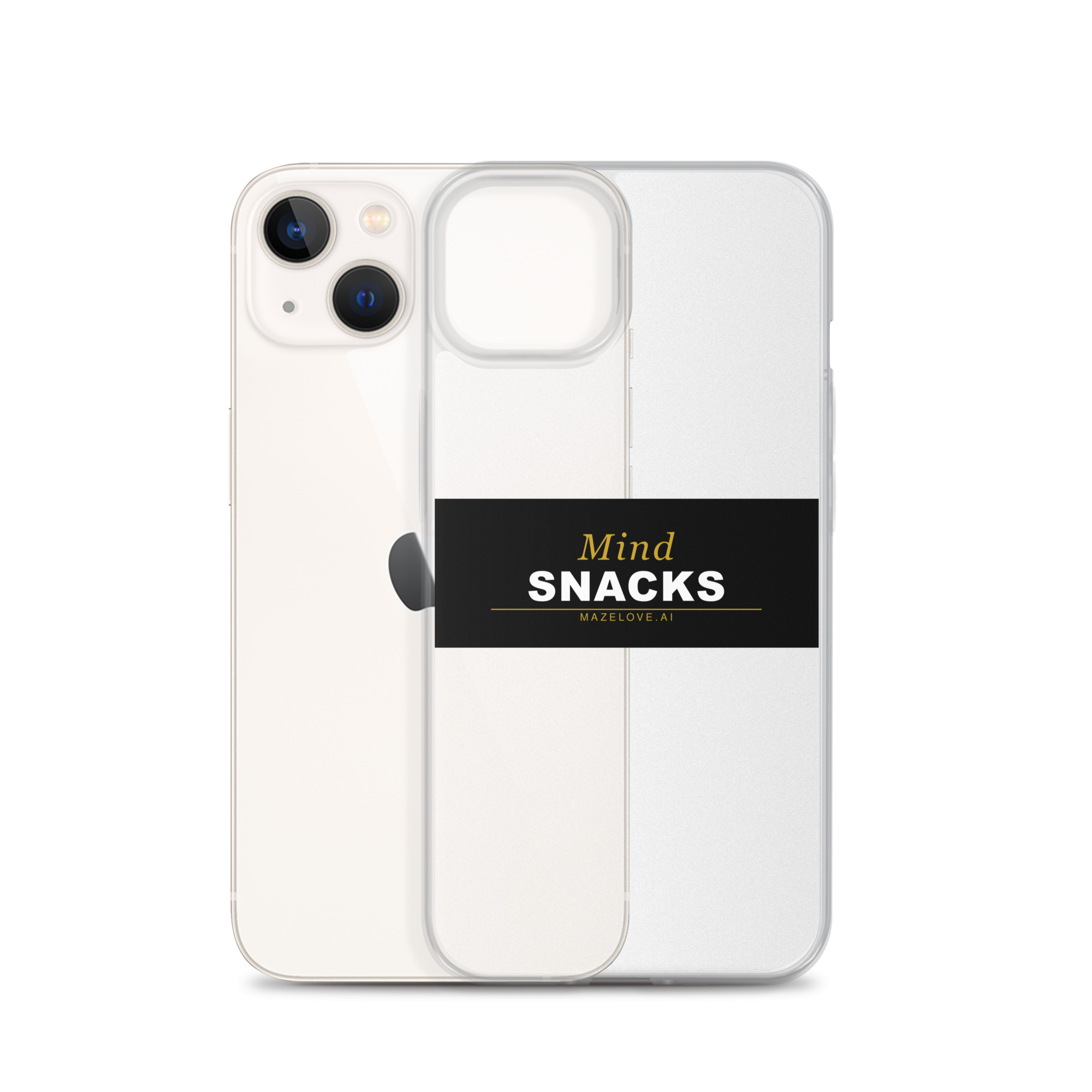 Mind Snacks Clear Case for iPhone® - Image 23