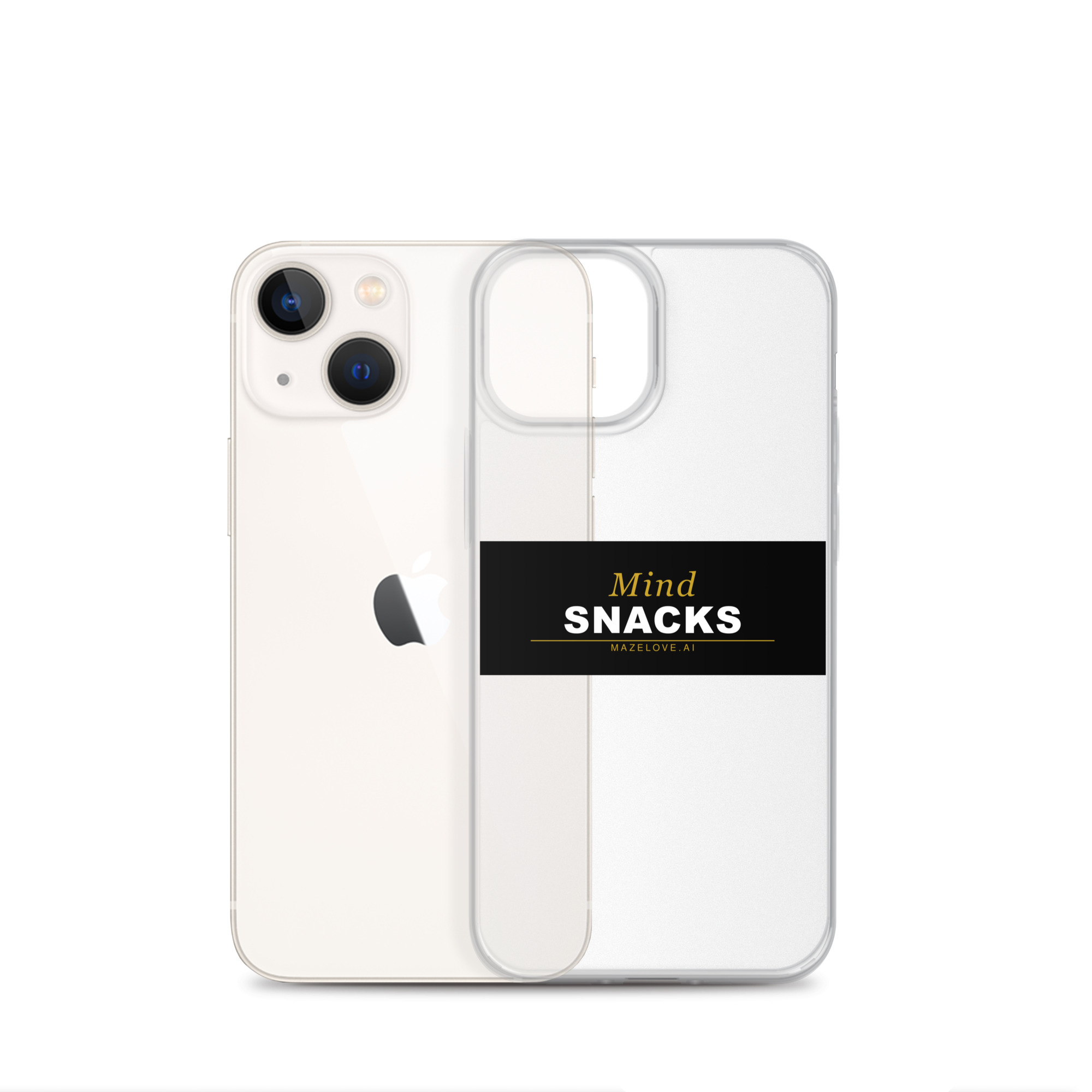 Mind Snacks Clear Case for iPhone® - Image 17