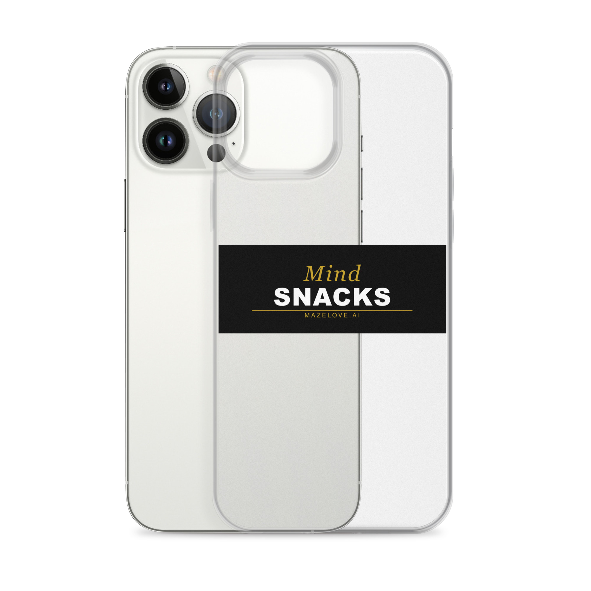 Mind Snacks Clear Case for iPhone® - Image 19