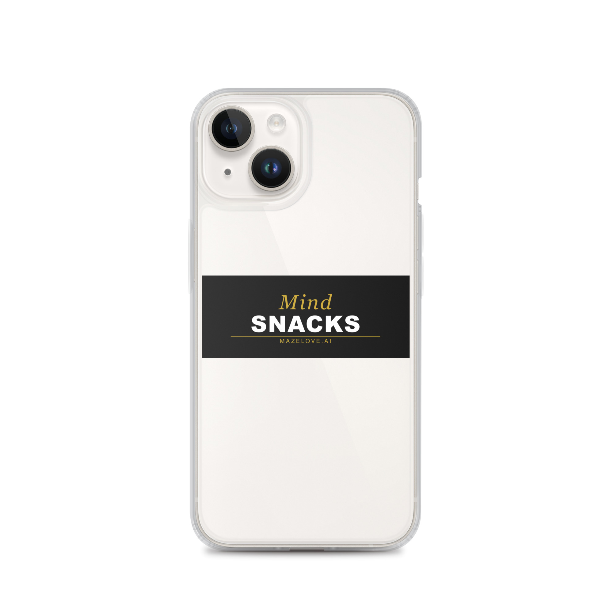 Mind Snacks Clear Case for iPhone® - Image 30
