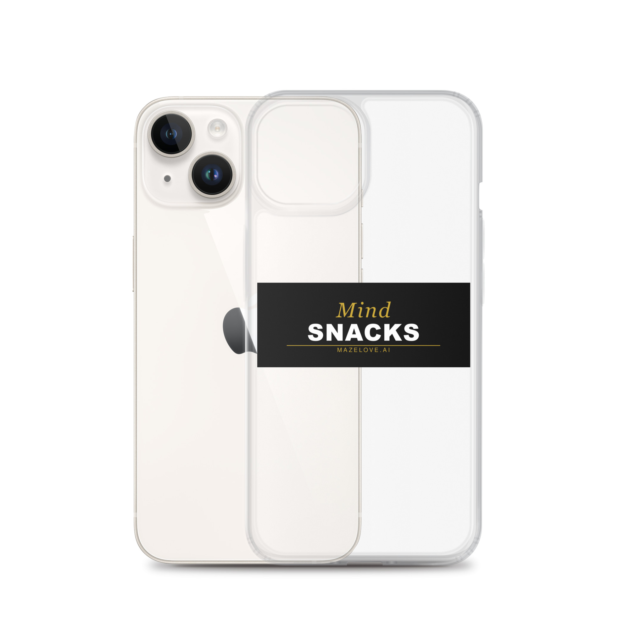 Mind Snacks Clear Case for iPhone® - Image 31