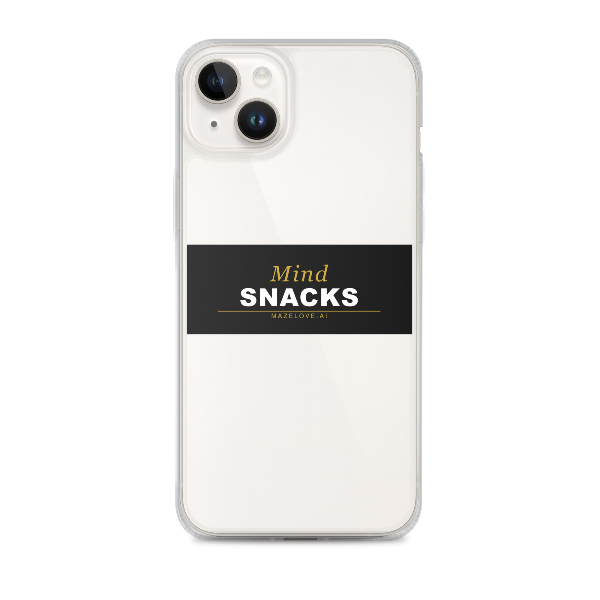 Mind Snacks Clear Case for iPhone® - Image 24