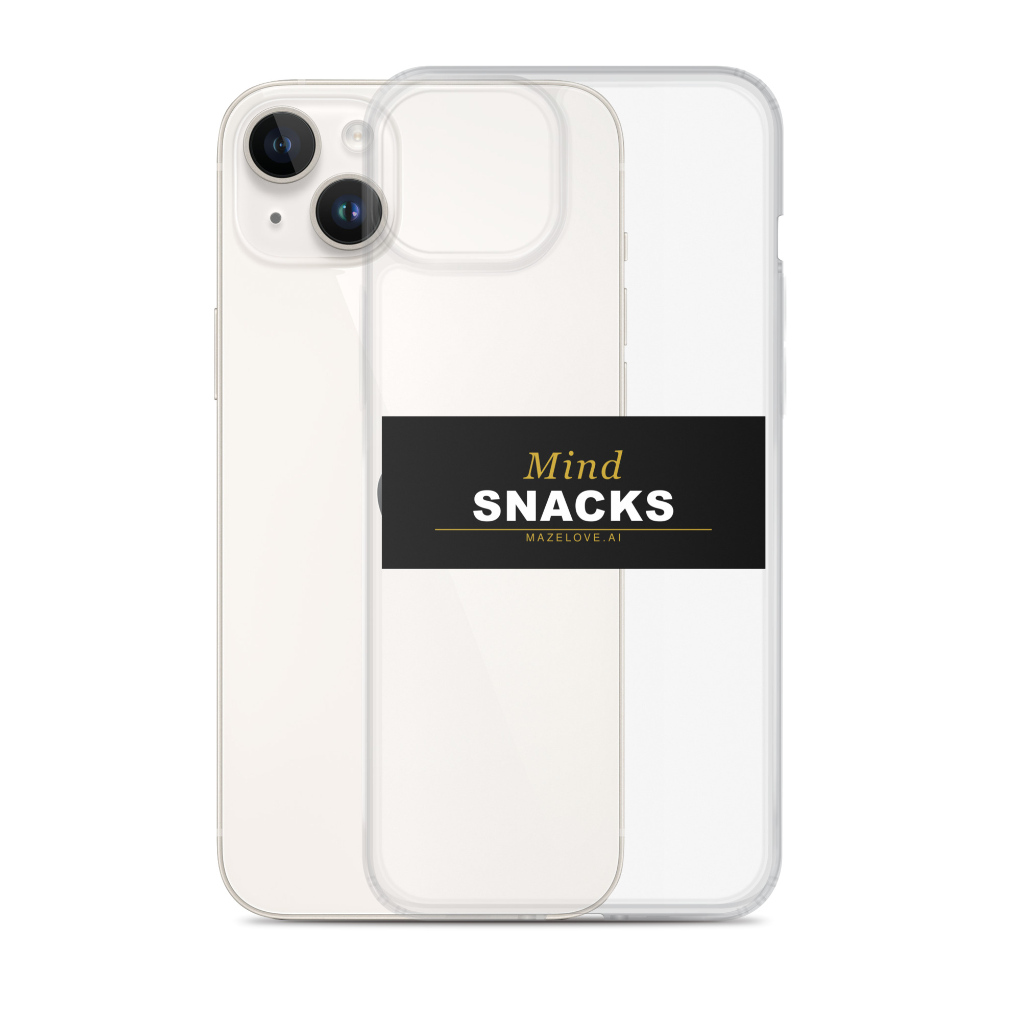 Mind Snacks Clear Case for iPhone® - Image 25