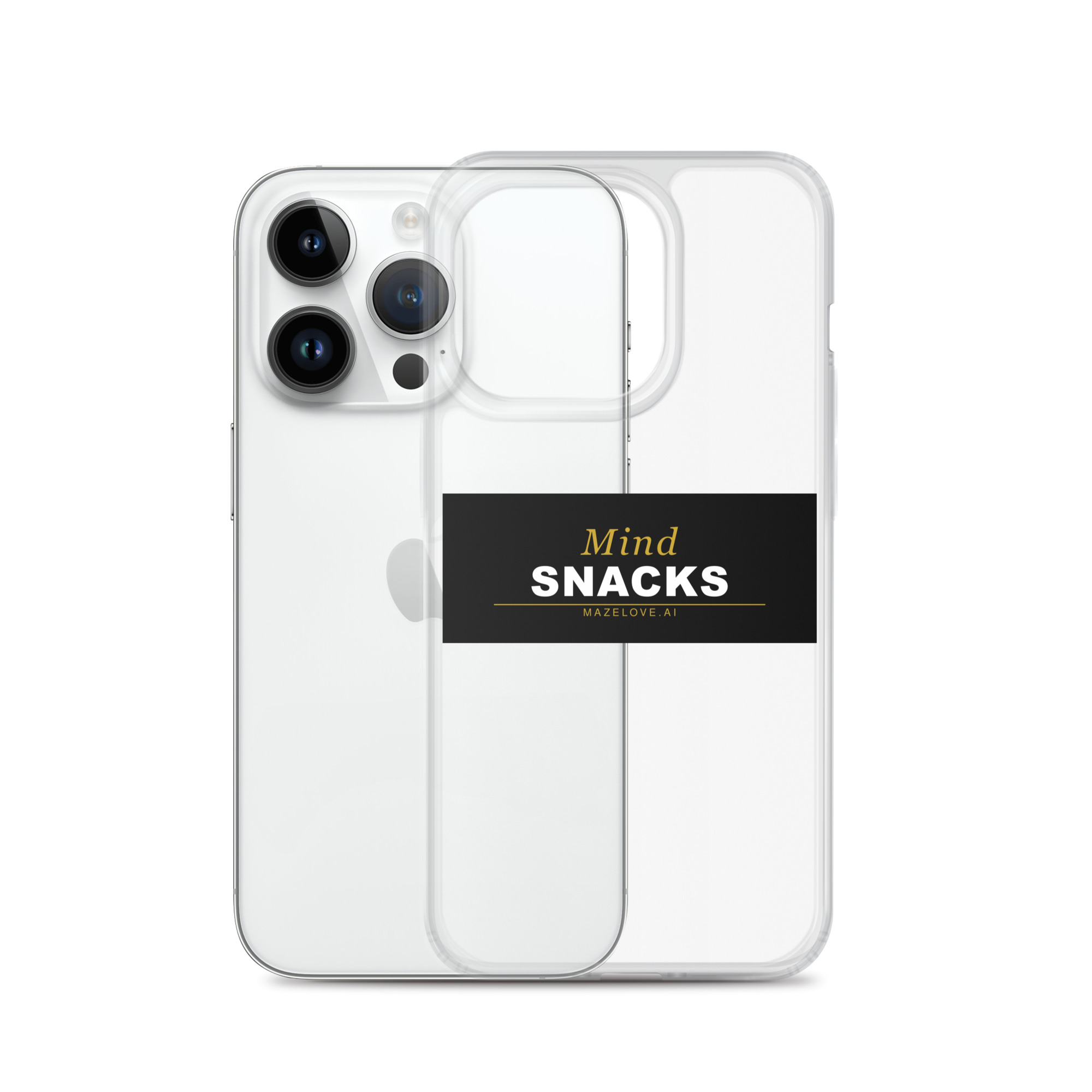 Mind Snacks Clear Case for iPhone® - Image 29