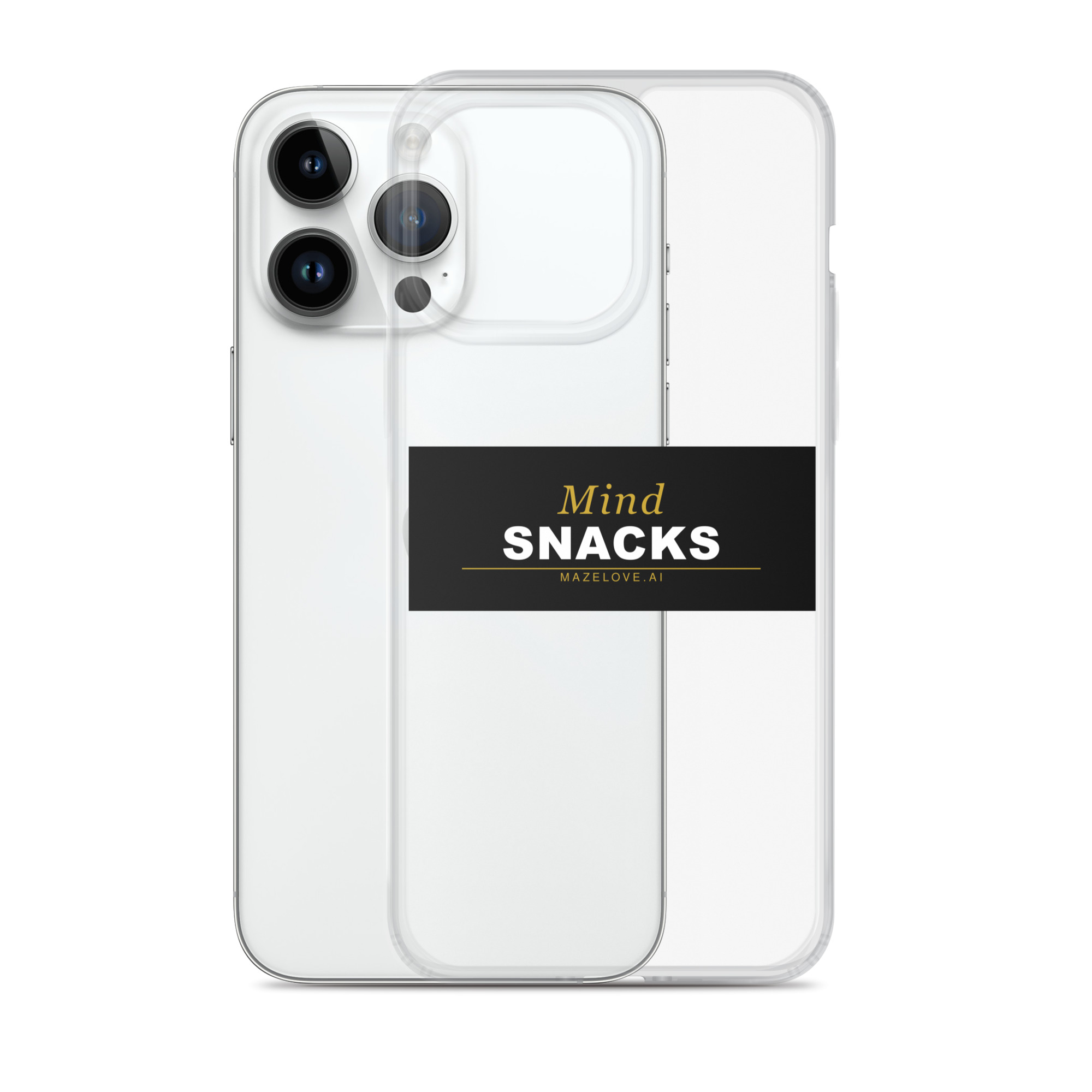 Mind Snacks Clear Case for iPhone® - Image 27