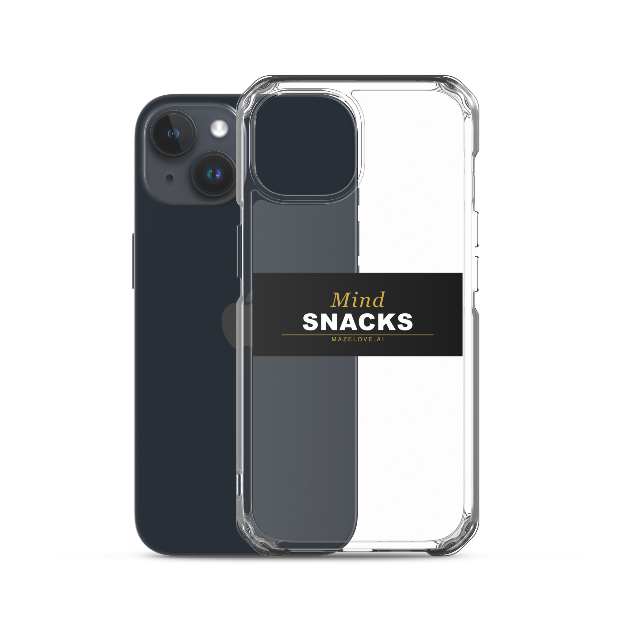Mind Snacks Clear Case for iPhone® - Image 39