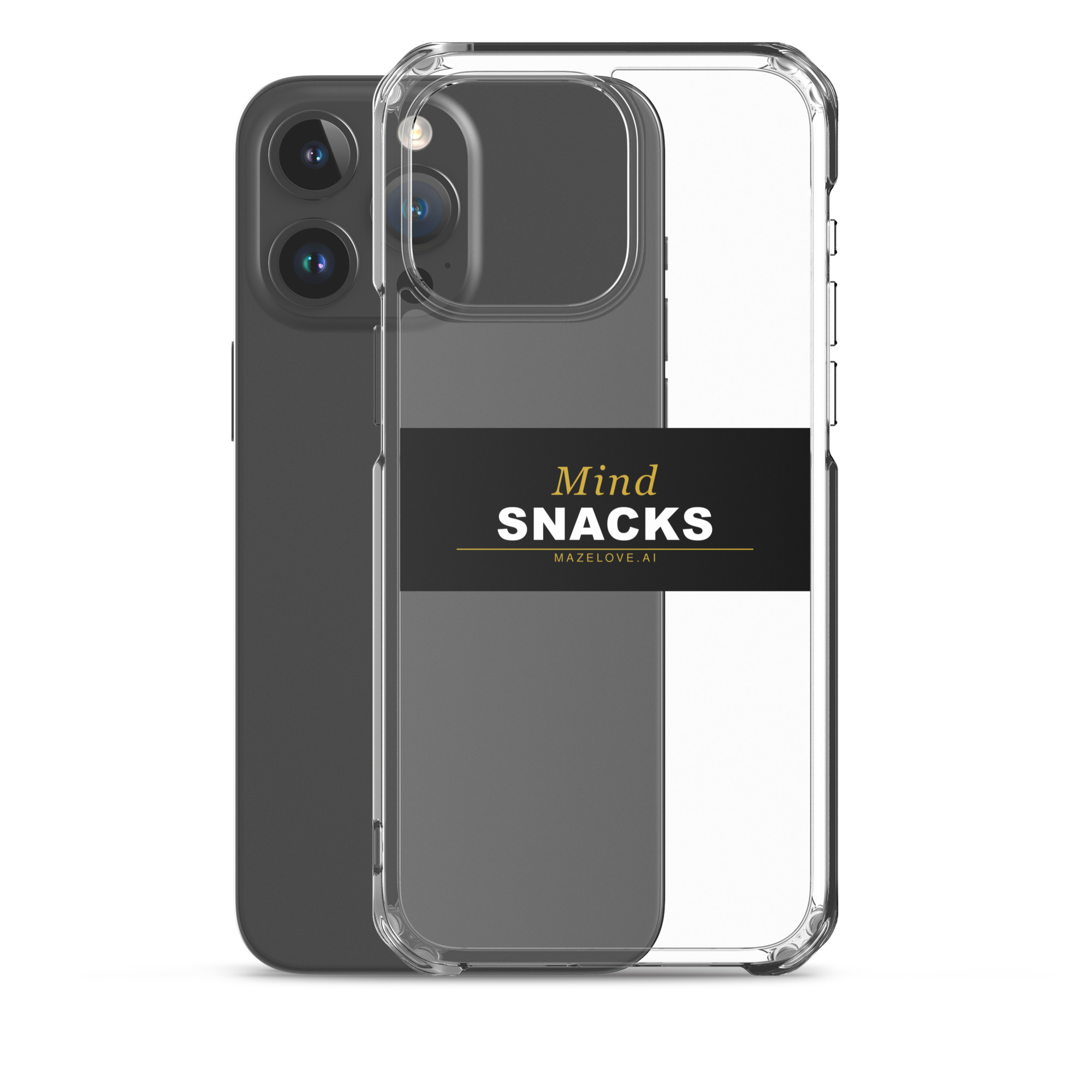 Mind Snacks Clear Case for iPhone® - Image 35