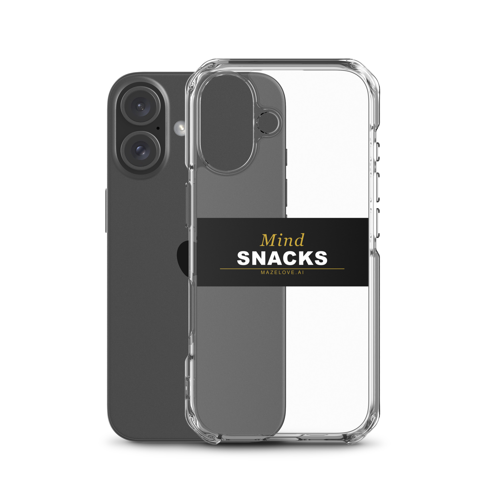 Mind Snacks Clear Case for iPhone® - Image 47