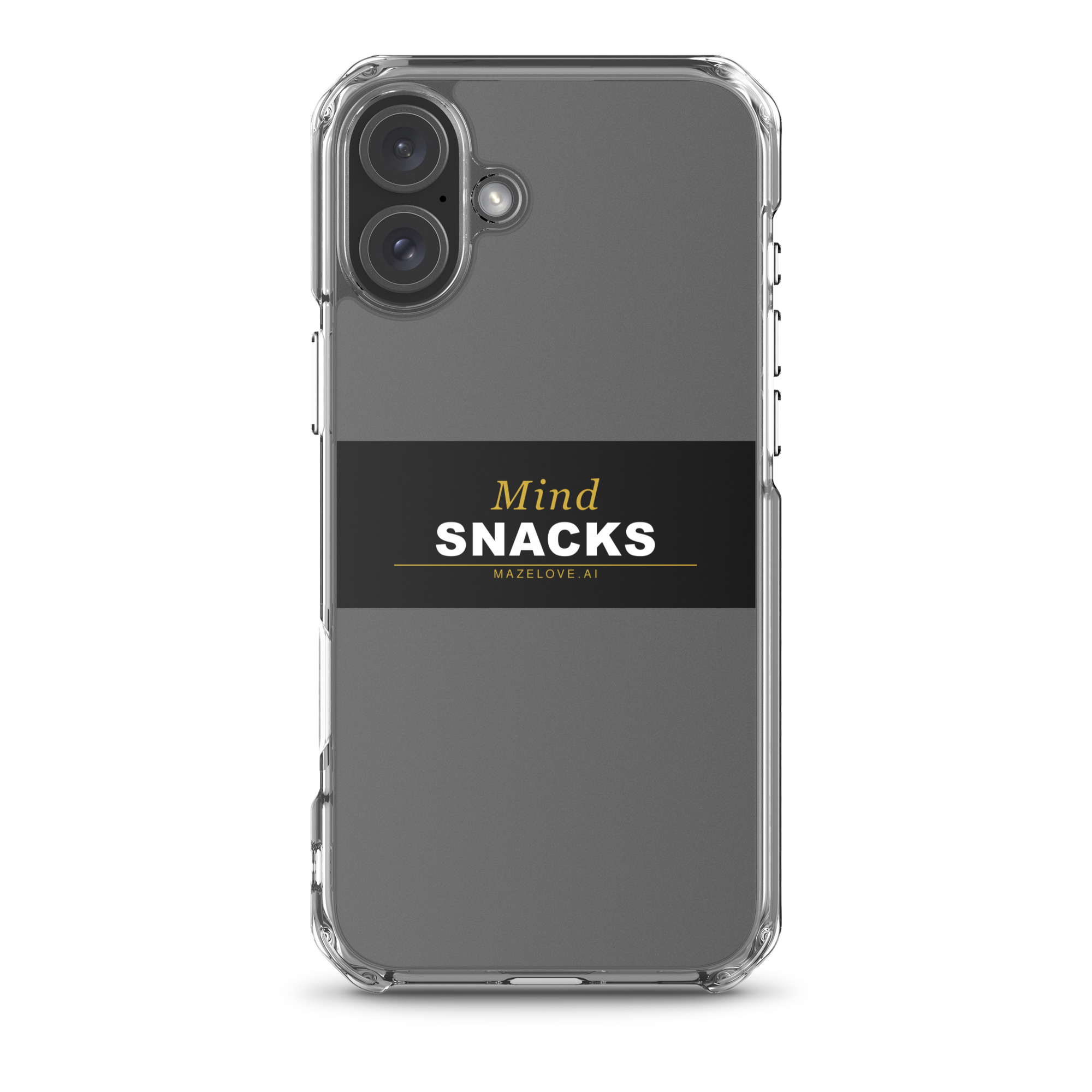 Mind Snacks Clear Case for iPhone® - Image 40