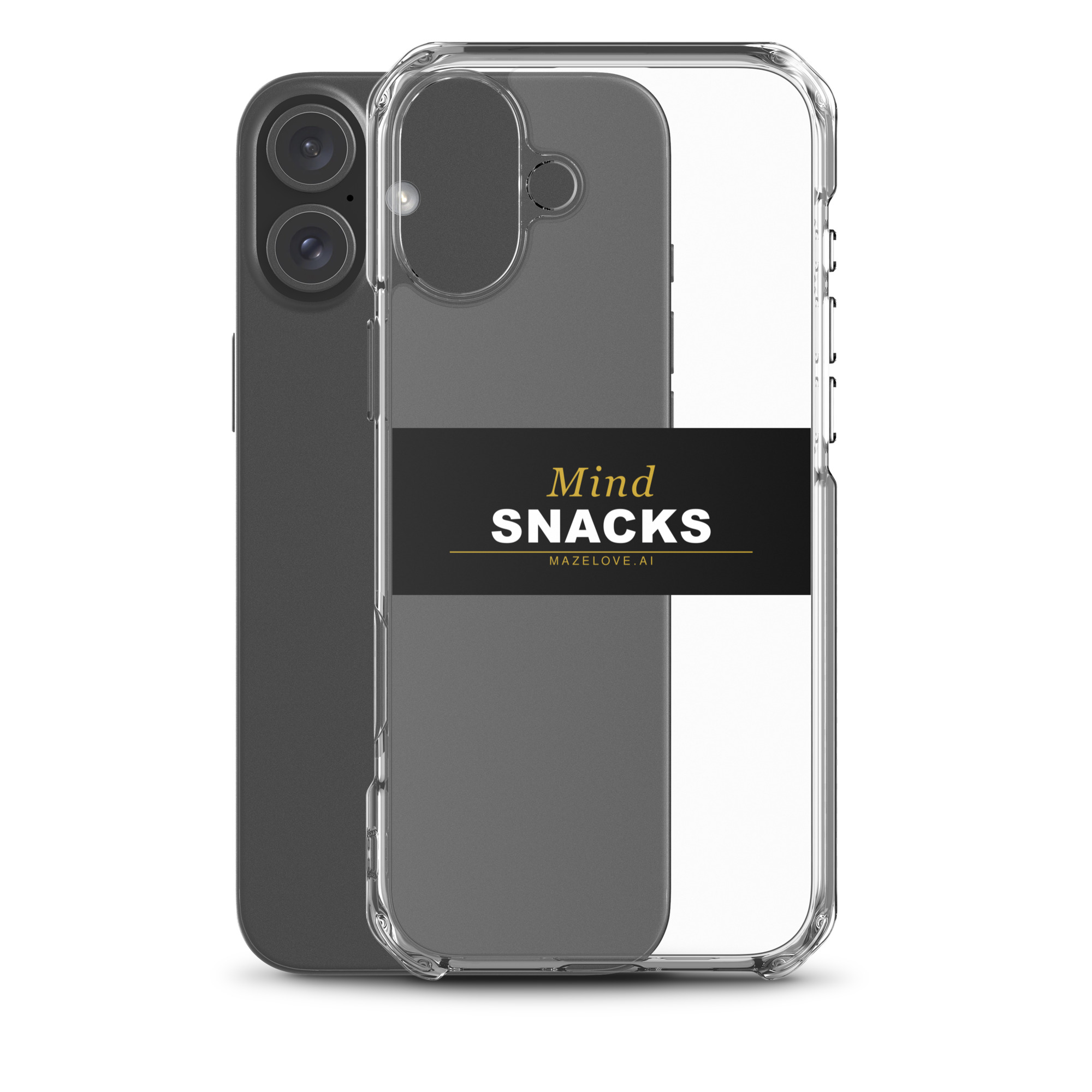 Mind Snacks Clear Case for iPhone® - Image 41