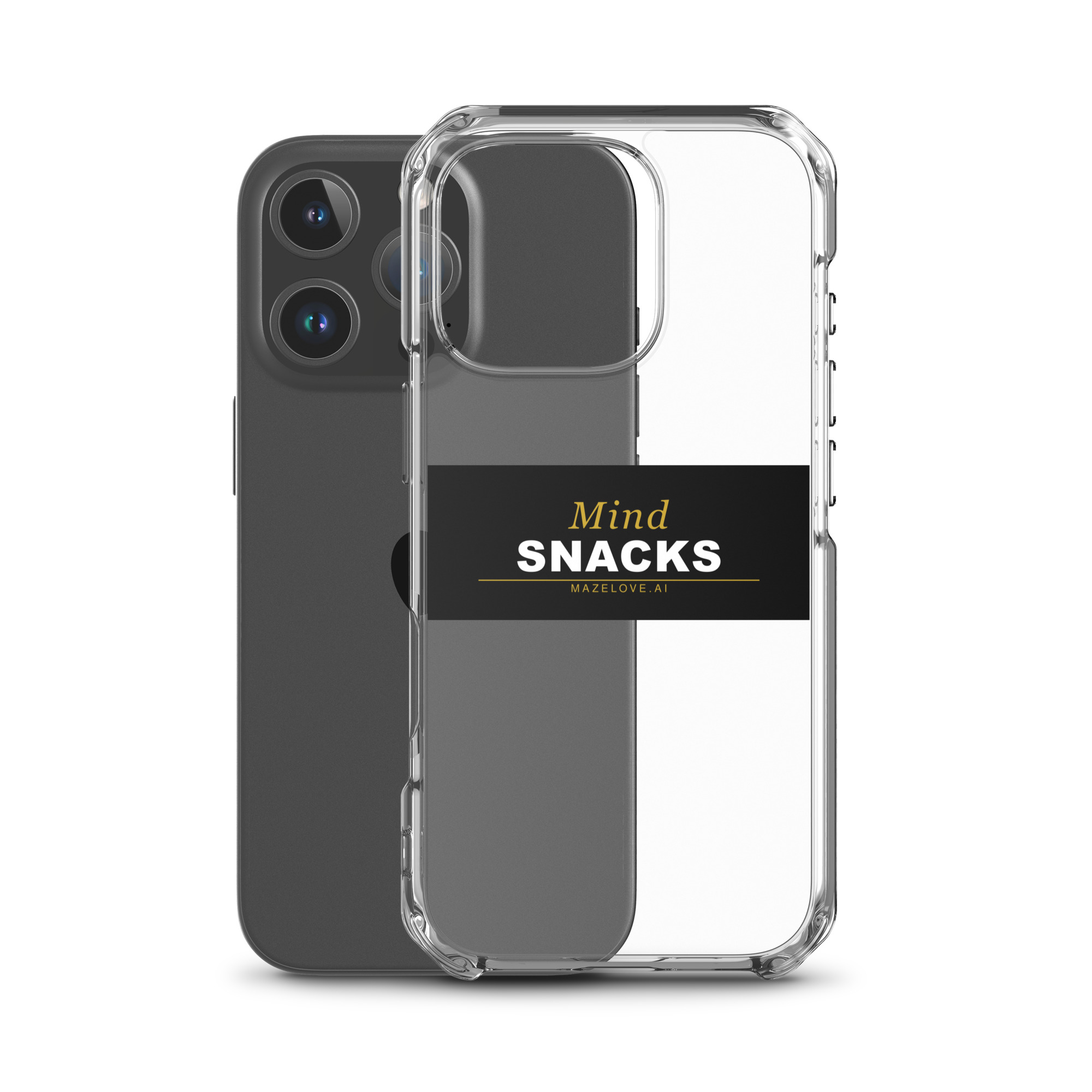 Mind Snacks Clear Case for iPhone® - Image 45