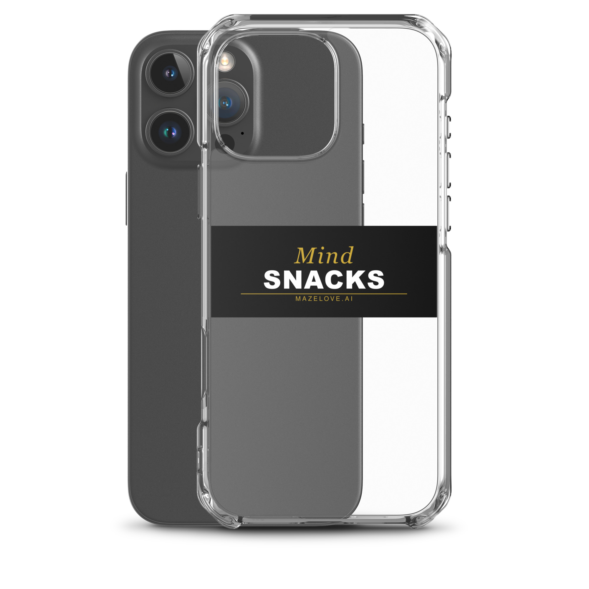 Mind Snacks Clear Case for iPhone® - Image 43