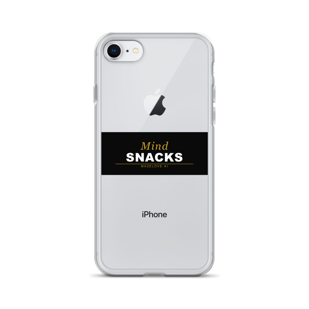 Mind Snacks Clear Case for iPhone®