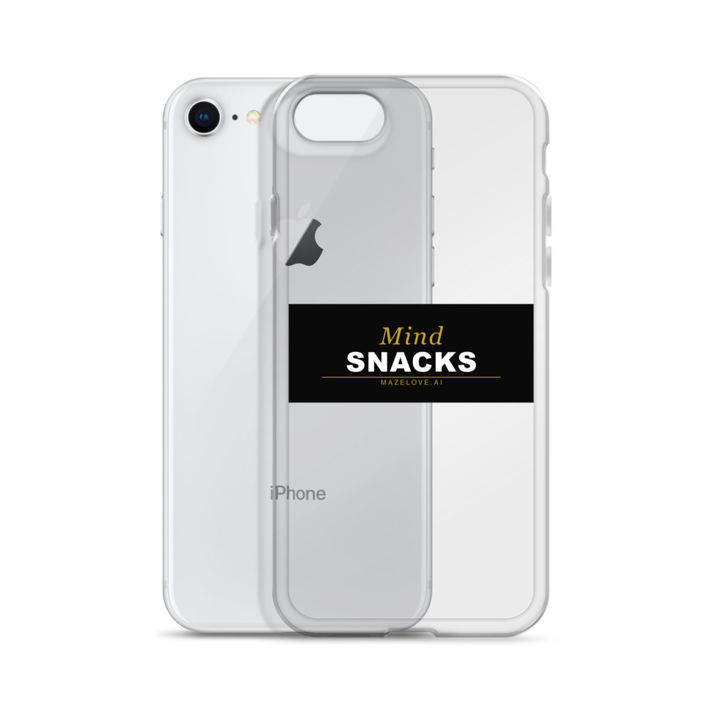 Mind Snacks Clear Case for iPhone® - Image 52