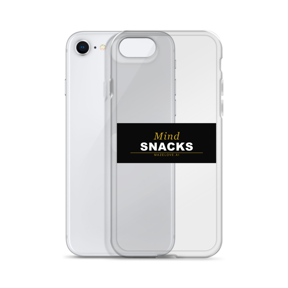 Mind Snacks Clear Case for iPhone® - Image 54
