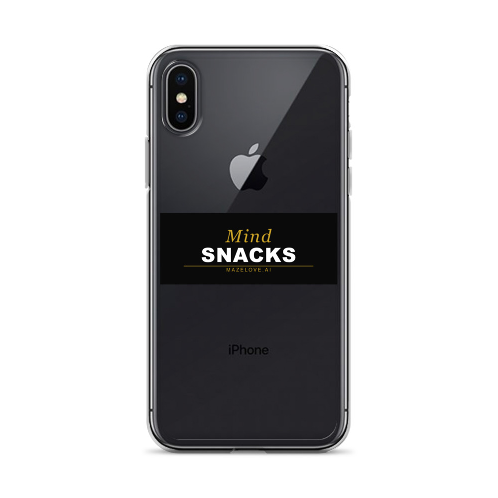 Mind Snacks Clear Case for iPhone® - Image 55