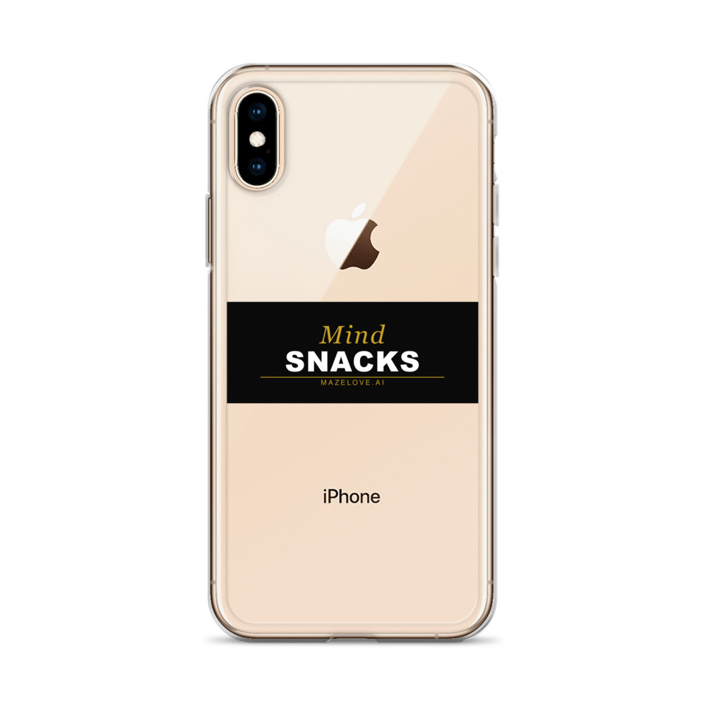 Mind Snacks Clear Case for iPhone® - Image 57