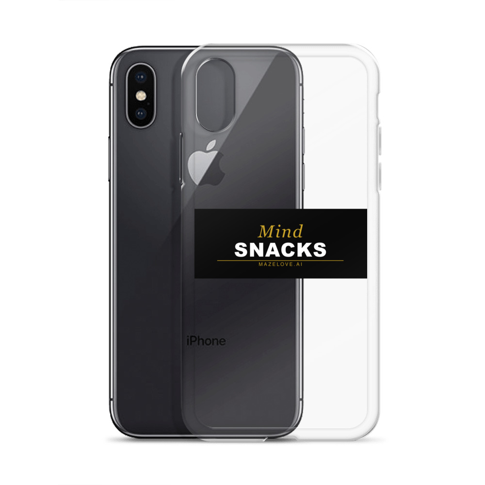 Mind Snacks Clear Case for iPhone® - Image 56