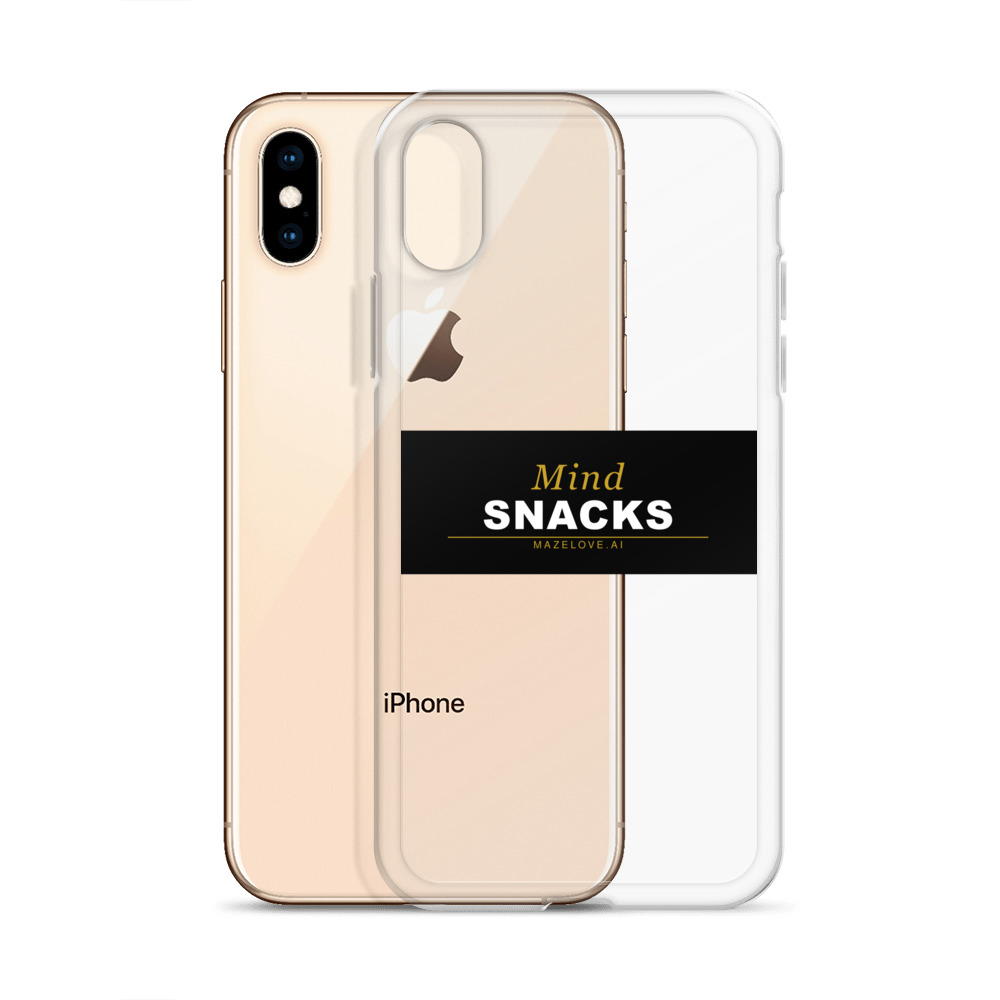 Mind Snacks Clear Case for iPhone® - Image 58