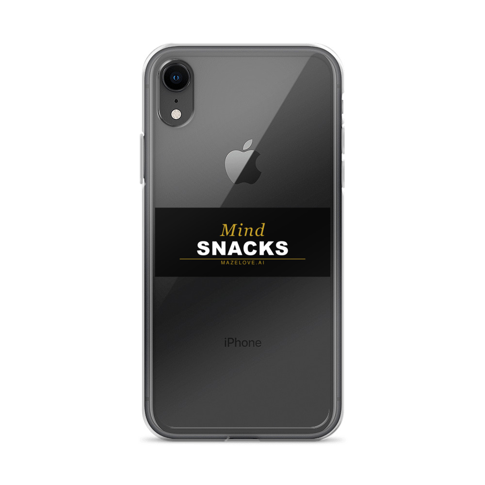 Mind Snacks Clear Case for iPhone® - Image 59