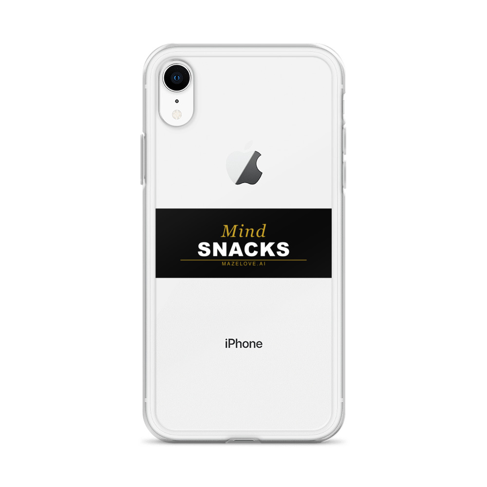 Mind Snacks Clear Case for iPhone® - Image 61