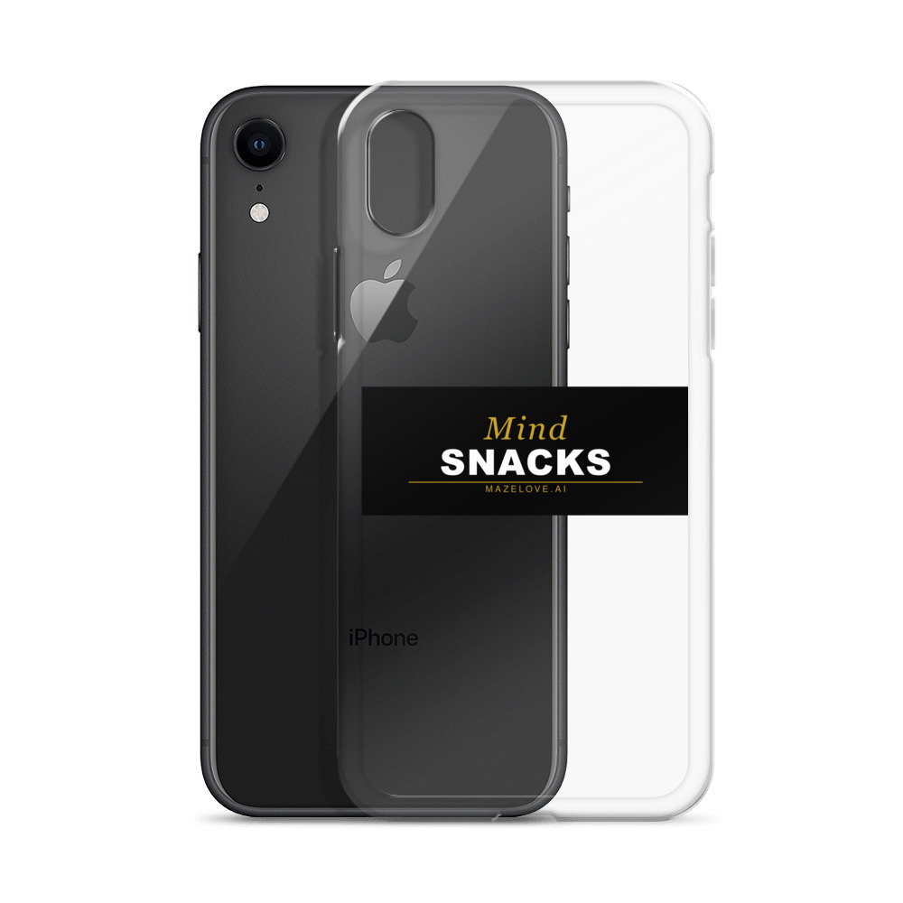 Mind Snacks Clear Case for iPhone® - Image 60