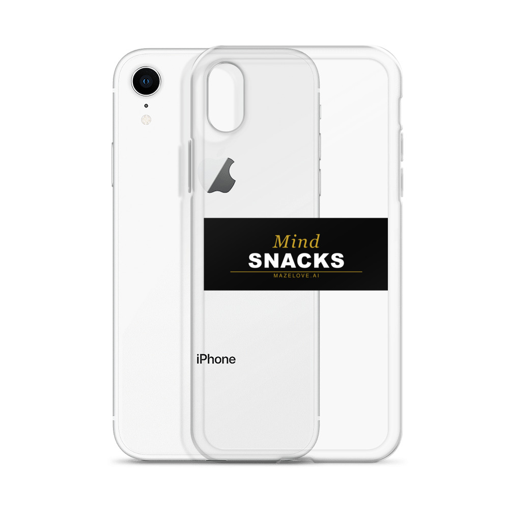 Mind Snacks Clear Case for iPhone® - Image 62